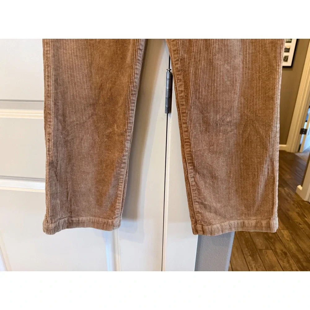 Wms LOFT Tan/Camel Casual Plus Size‎ Corduroy Cotton Pants Size 32/14